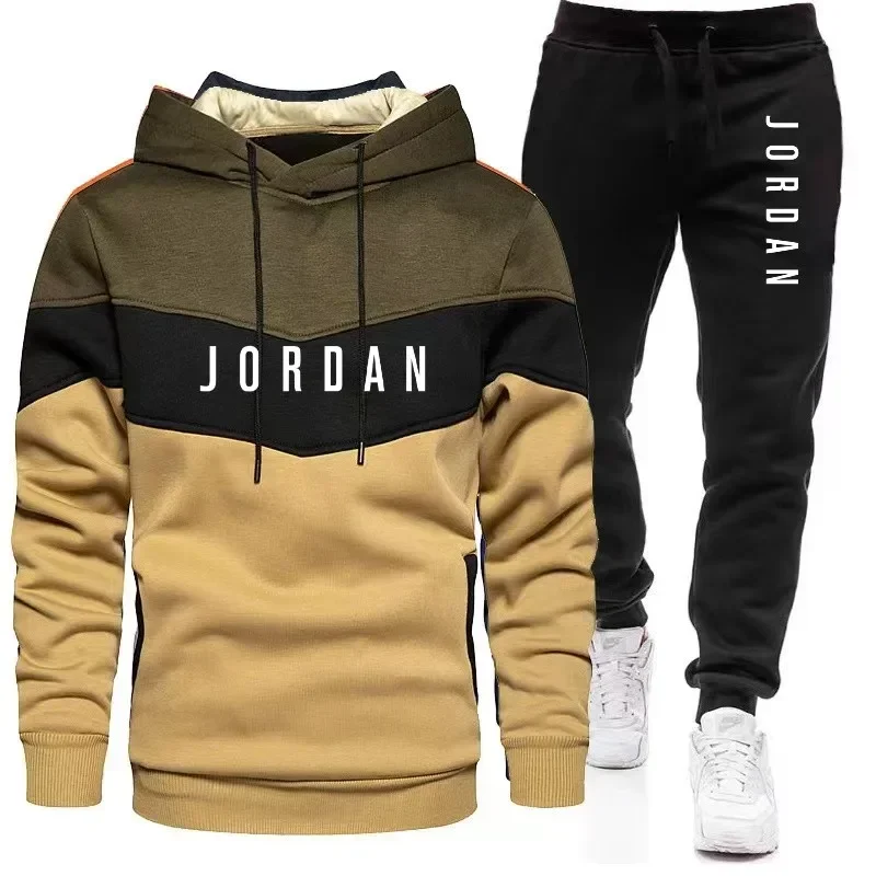Streetwear Hoodie - Men's Autumn Winter Graphic Print Tracksuit