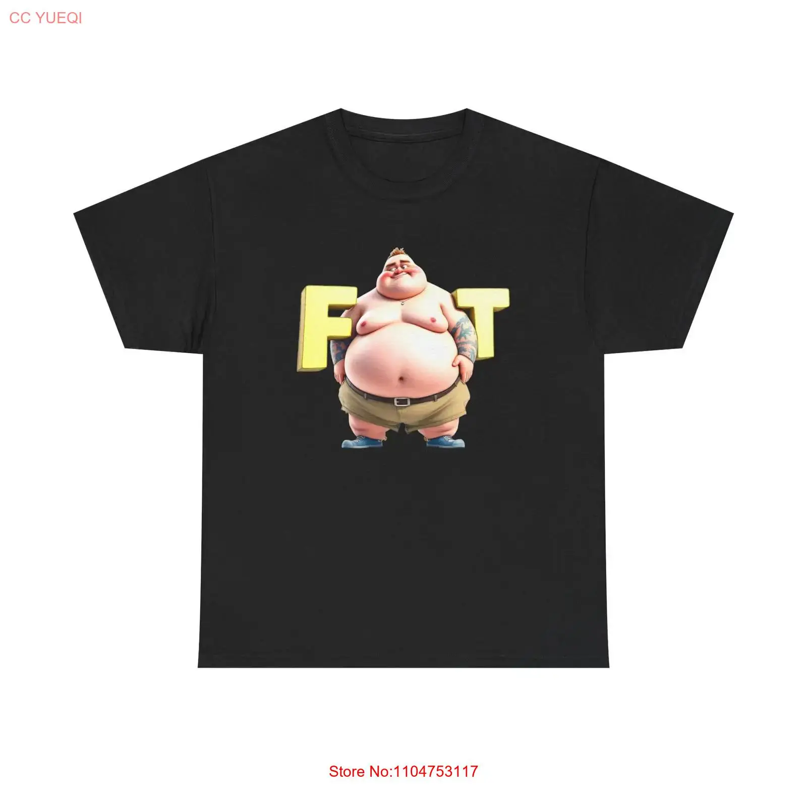 Men'S Fashion For Fat Guys - Funny Fat Man T Shirt Novelty