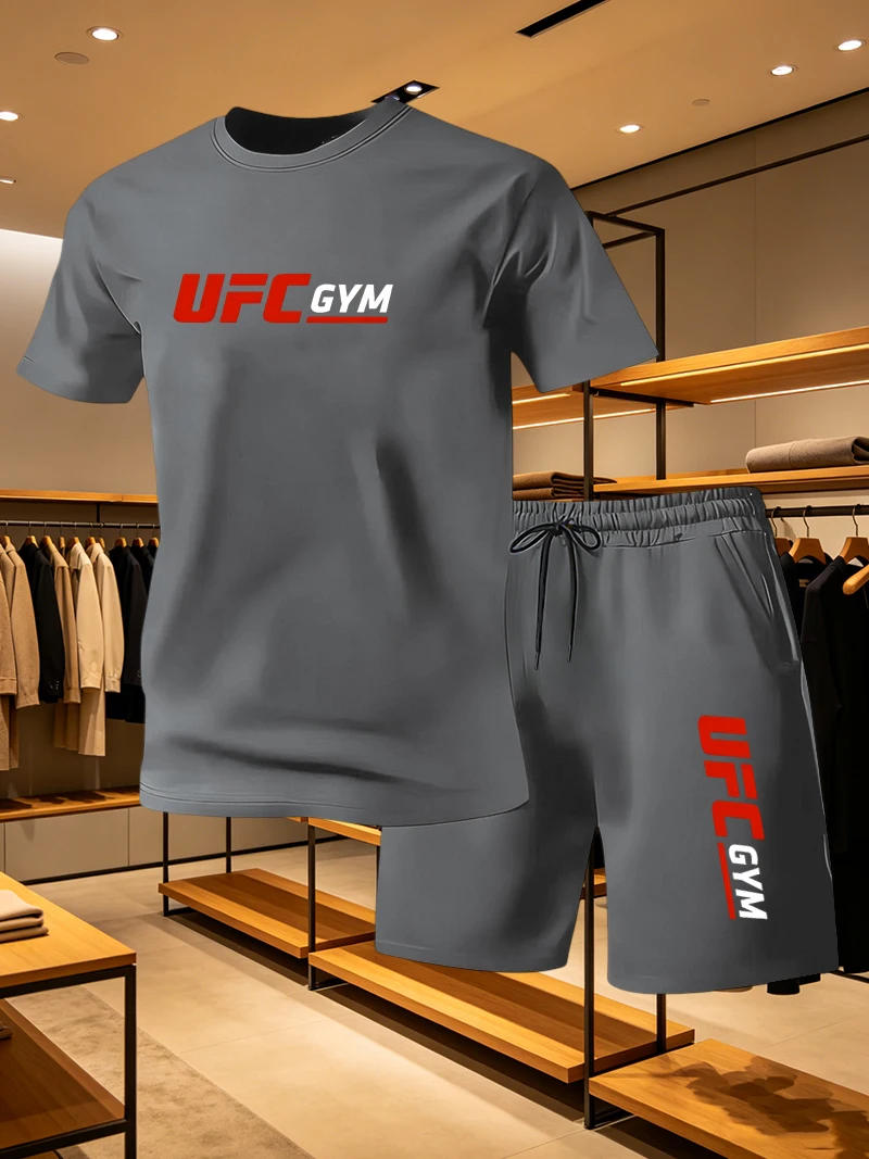 Men'S Fashion Looks - Men's Fashion T-shirt Shorts UFC Casual