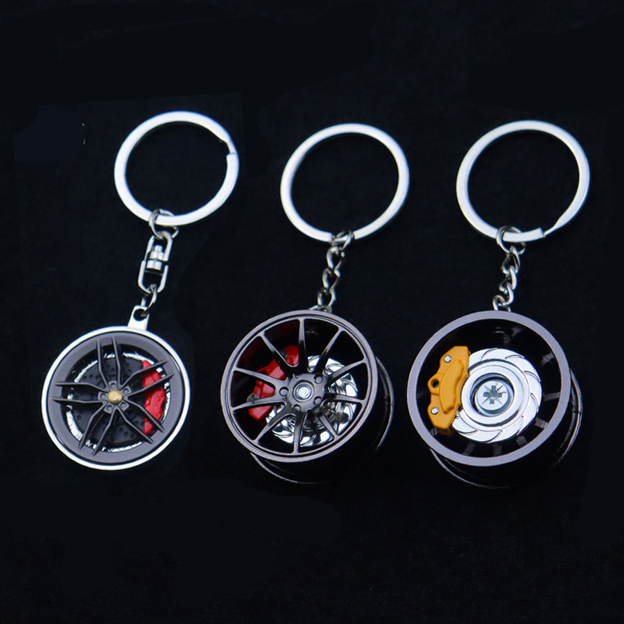 Men'S Fashion Hub - New Wheel Hub Keychain Fidgeting Spinner