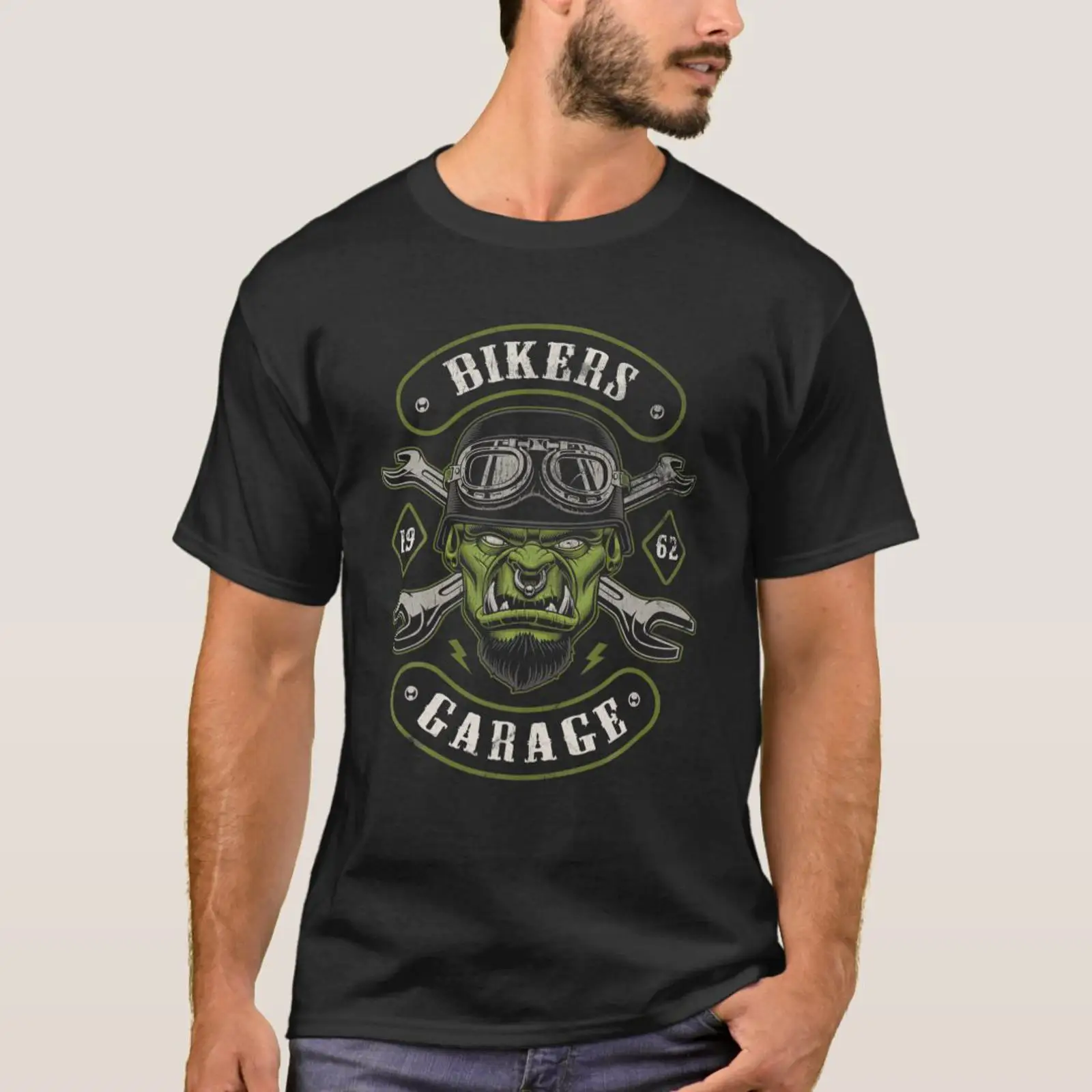 Men'S Fashion For 60 Year Old - 1962 Birthday Biker Garage 60 Years