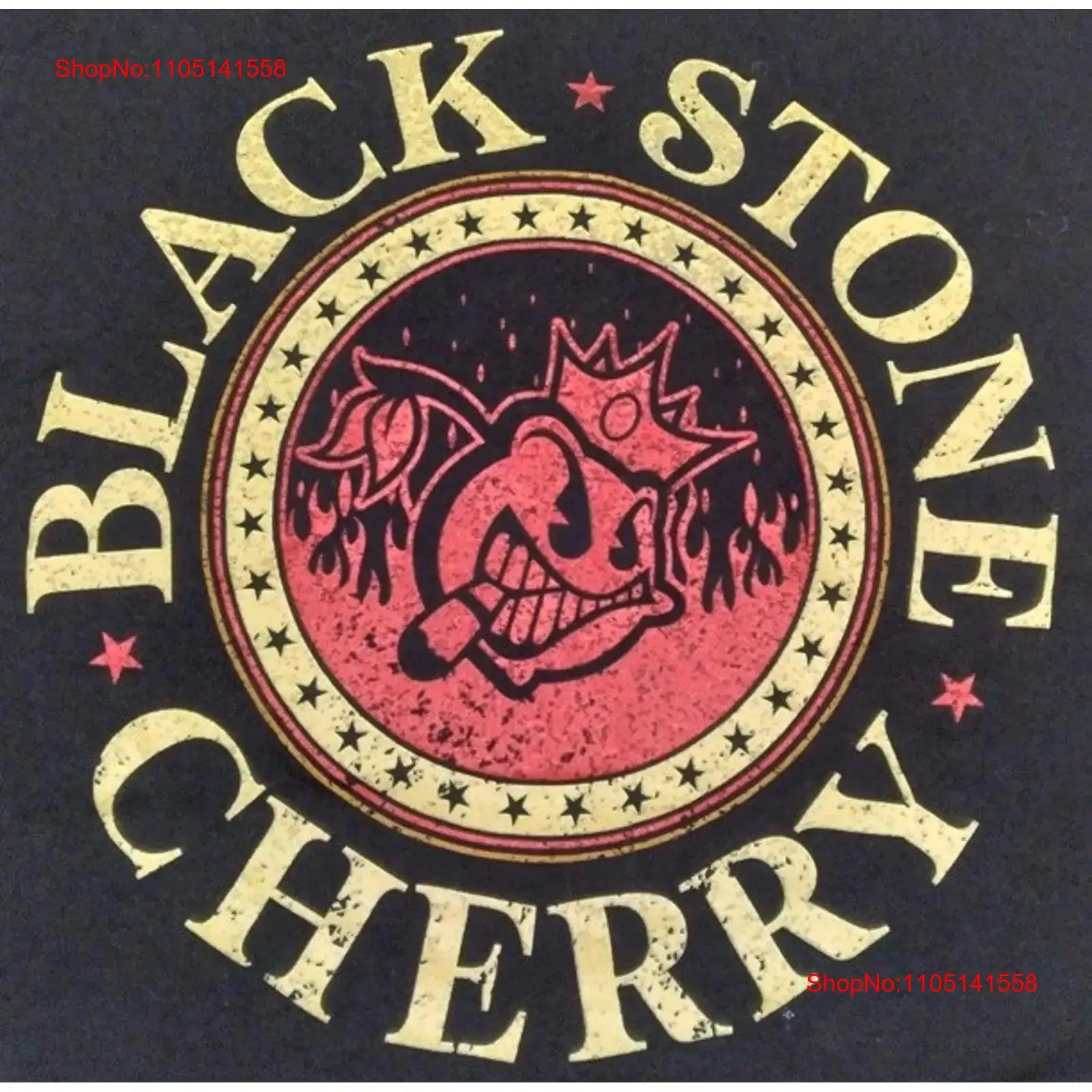 Men'S Fashion Xxl - BLACK STONE CHERRY Band Cigar Smoking
