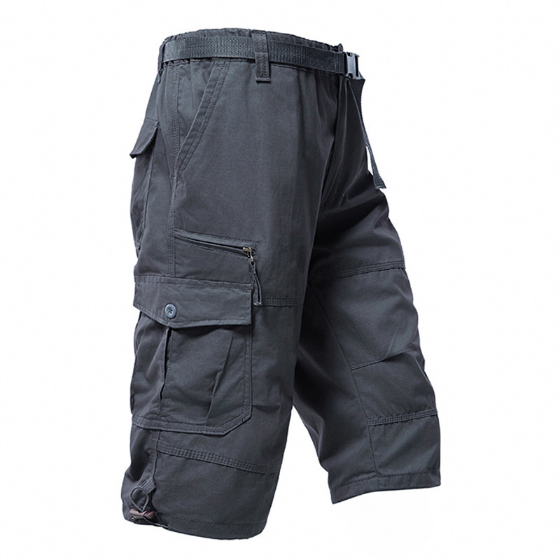 Men'S Fashion Xxl - Men's Cotton 3/4 Pants Loose Plus
