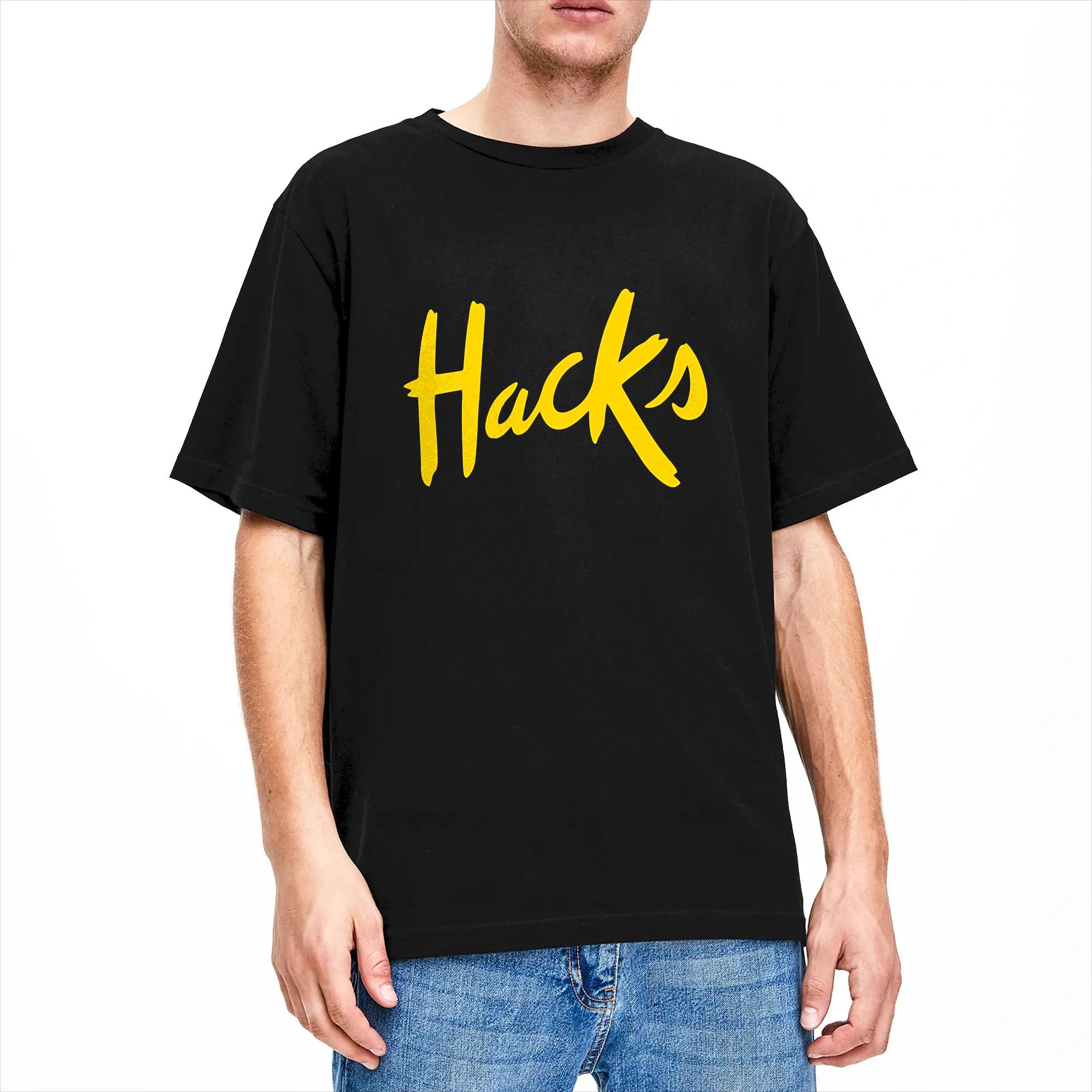 Yellow Hacks T-Shirt Summer  F - Mens Fashion Hacks 评论和价格