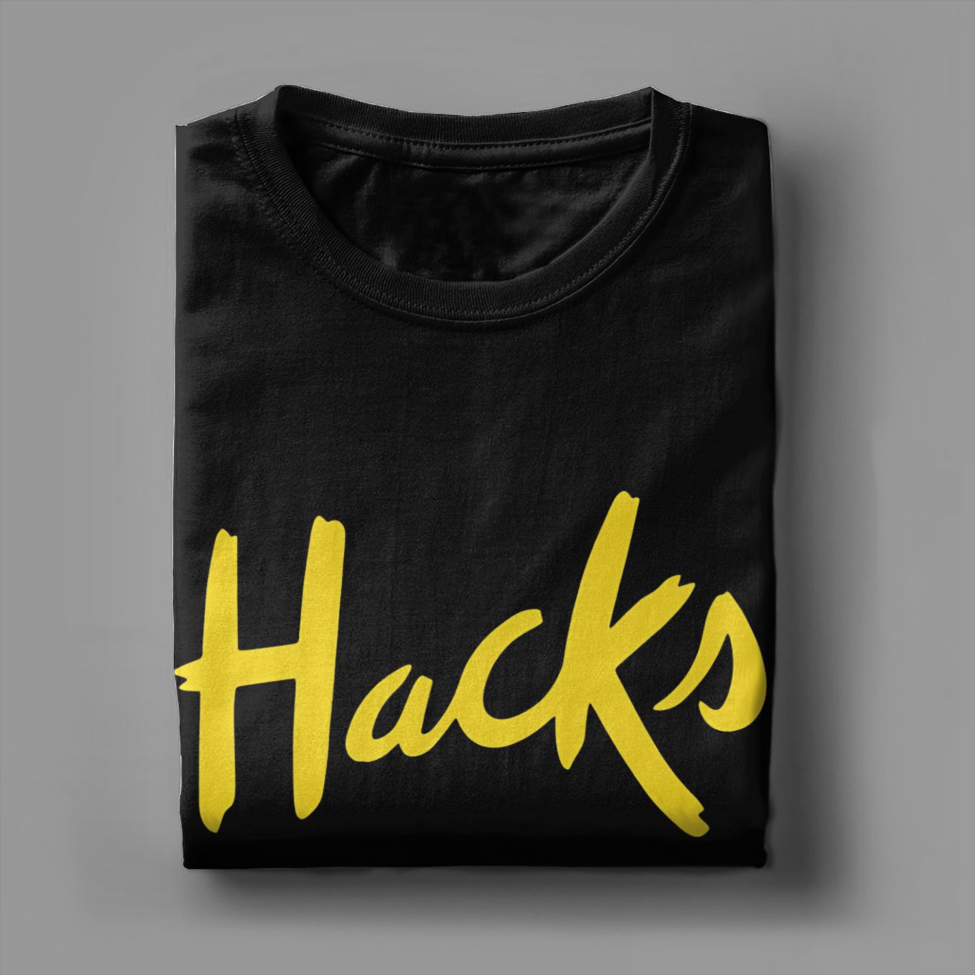 Yellow Hacks T-Shirt Summer  F - Mens Fashion Hacks 评论和价格
