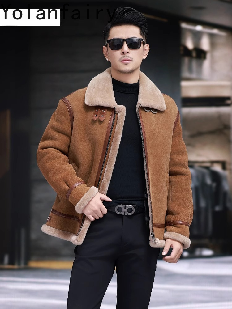 YOLANFAIRY High Quality Real S - Men'S Fashion Zipper Jacket 评论和价格