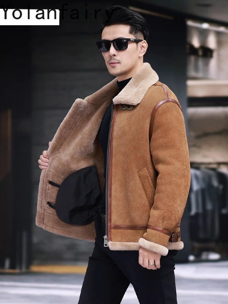 YOLANFAIRY High Quality Real S - Men'S Fashion Zipper Jacket 评论和价格
