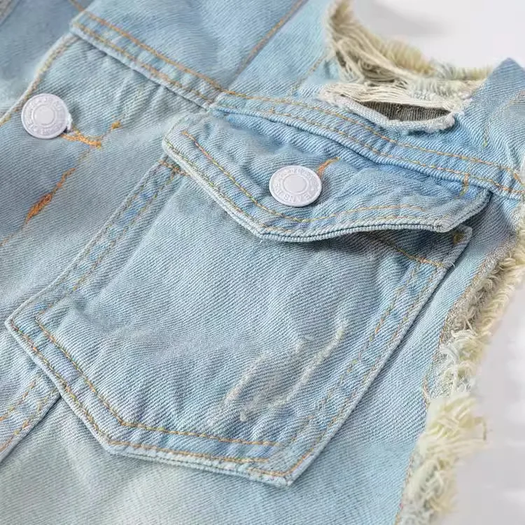 Spring Autumn New Fashion Men' - Men'S Fashion Vest With Jeans 评论和价格