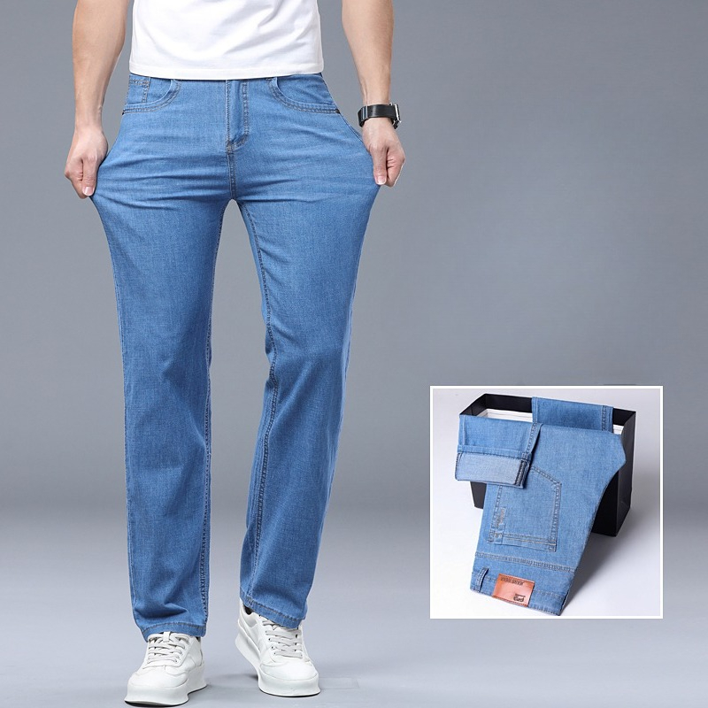 Business Men's Jeans Casual St - Men'S Fashion For 60 Year Old 评论和价格