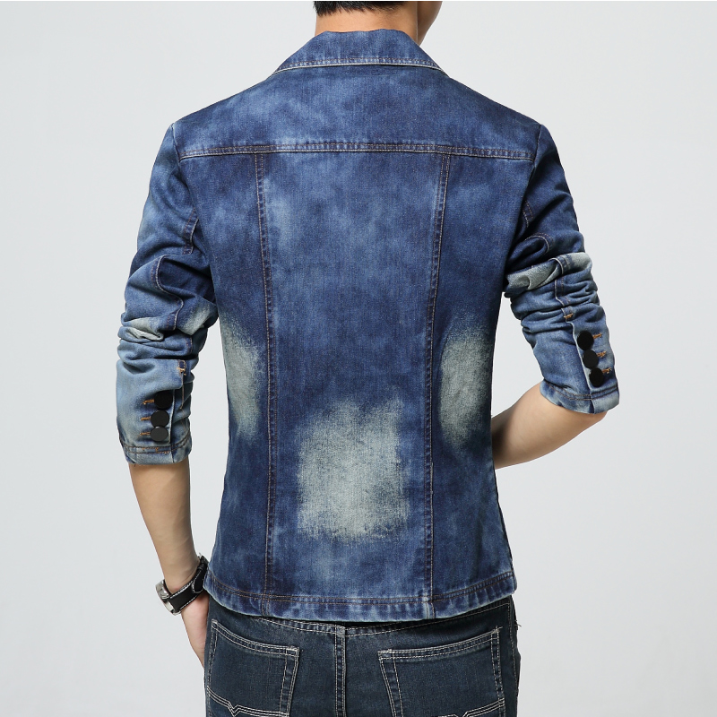 Denim Suit Jacket Brand Men's  - Men'S Fashion Light Jacket 评论和价格