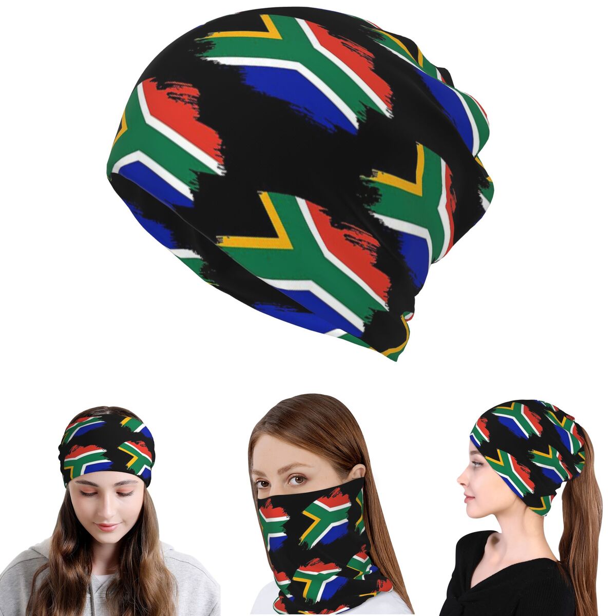 South African Springboks Flag  - Beanie Winter Hat 评论和价格