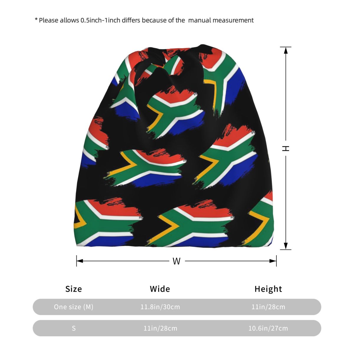 South African Springboks Flag  - Beanie Winter Hat 评论和价格