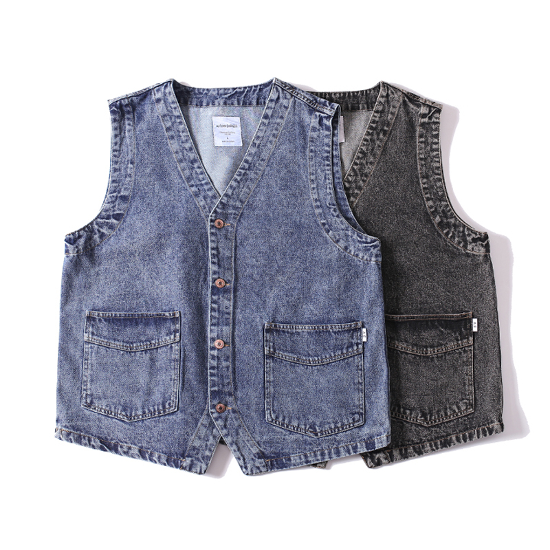 Men Japanese Streetwear Citybo - Men'S Fashion Vest With Jeans 评论和价格