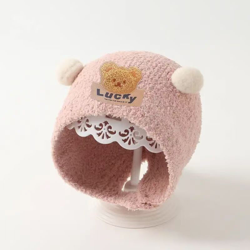 Cute Bear Baby Ear Protection  - Beanie Winter Hat 评论和价格
