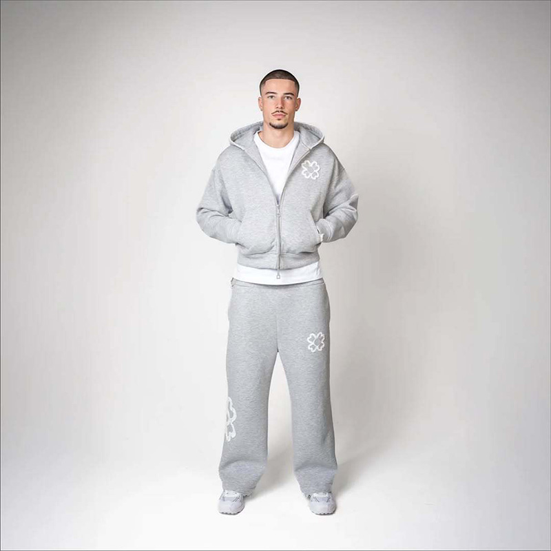 Spring Autumn Oversized 4 Leaf - Streetwear Hoodie 评论和价格