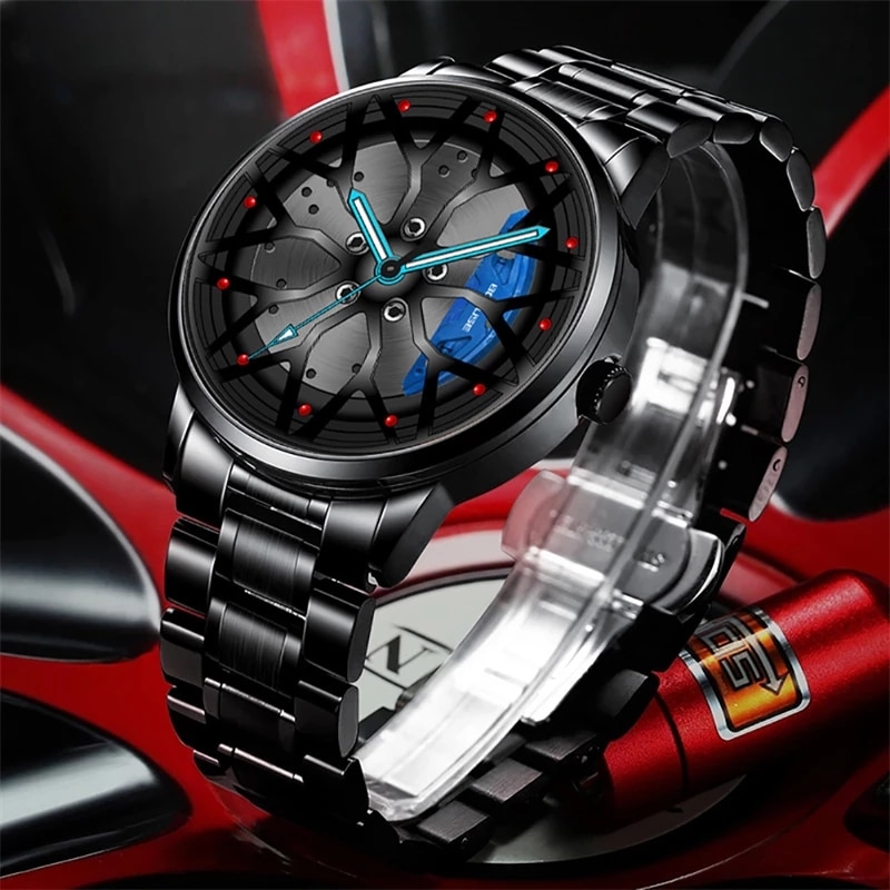 Fashion Mens Car Wheel Watches - Men'S Fashion Hub 评论和价格