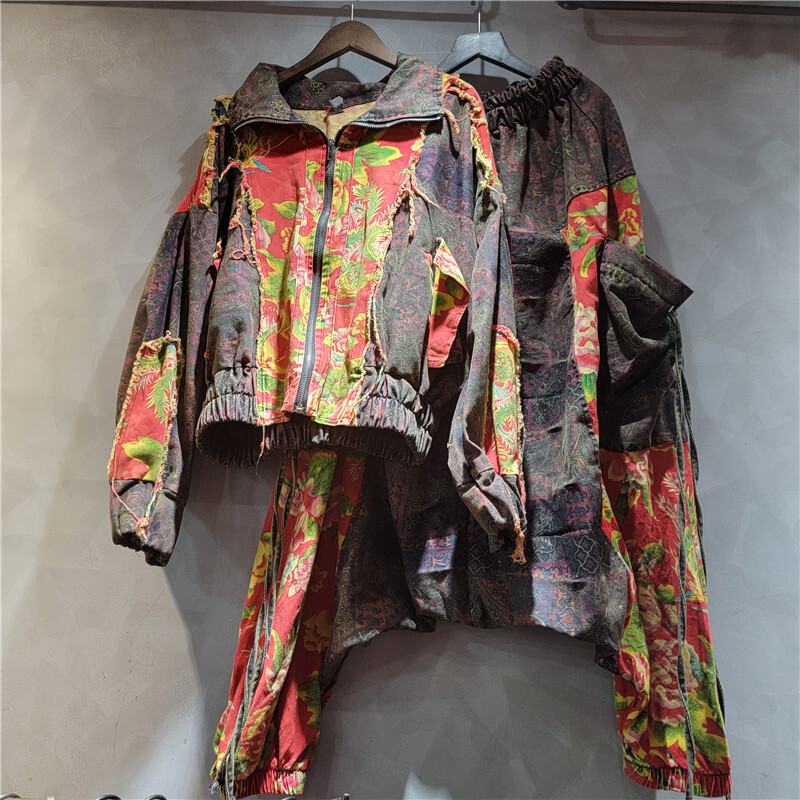 WTHT Vintage Trendy Women's Pa - Denim Jacket Vintage 评论和价格