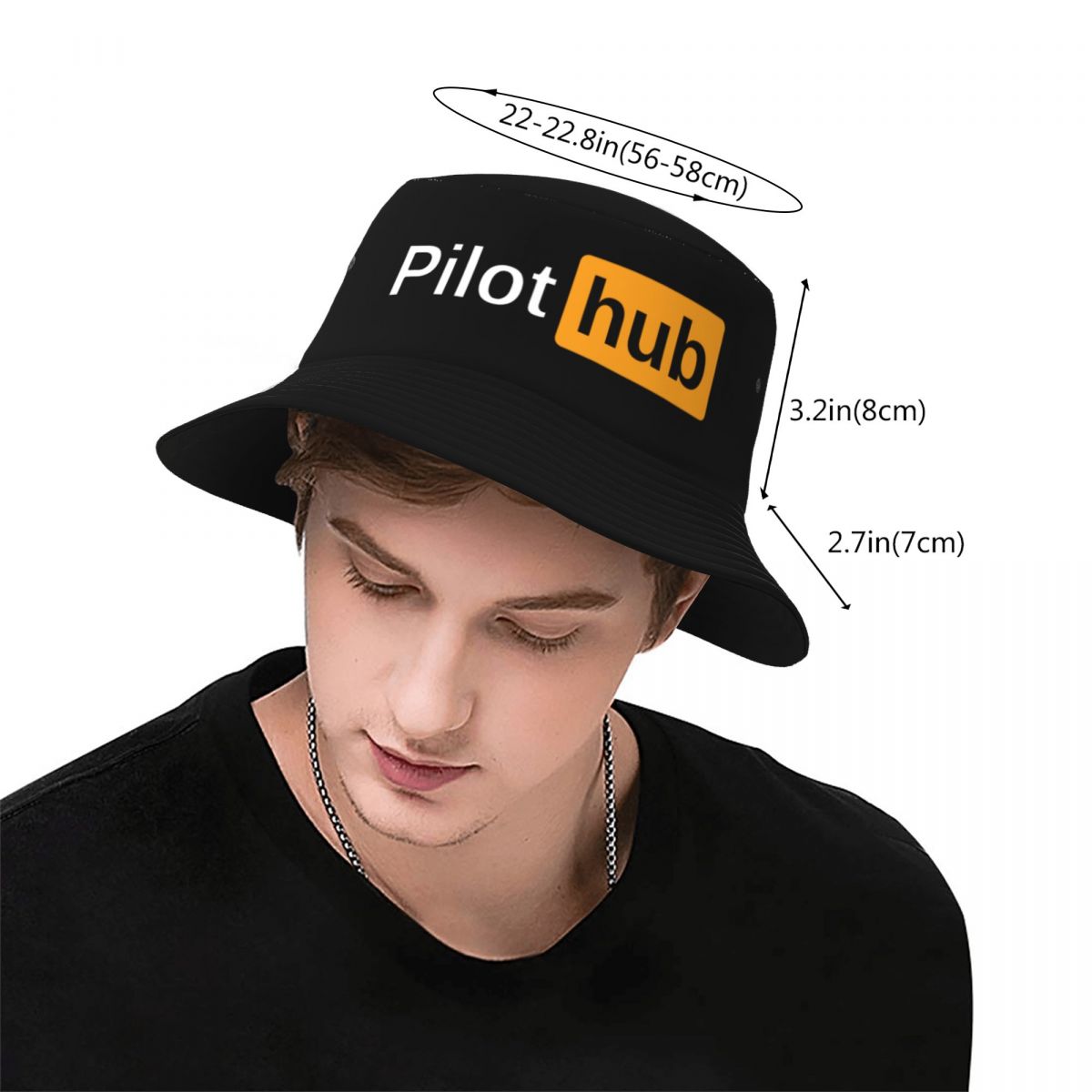 Custom Pilot Hub Bucket Hat Me - Men'S Fashion Hub 评论和价格