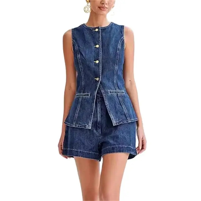 2024 Vintage Casual Denim Suit - Denim Jacket Vintage 评论和价格