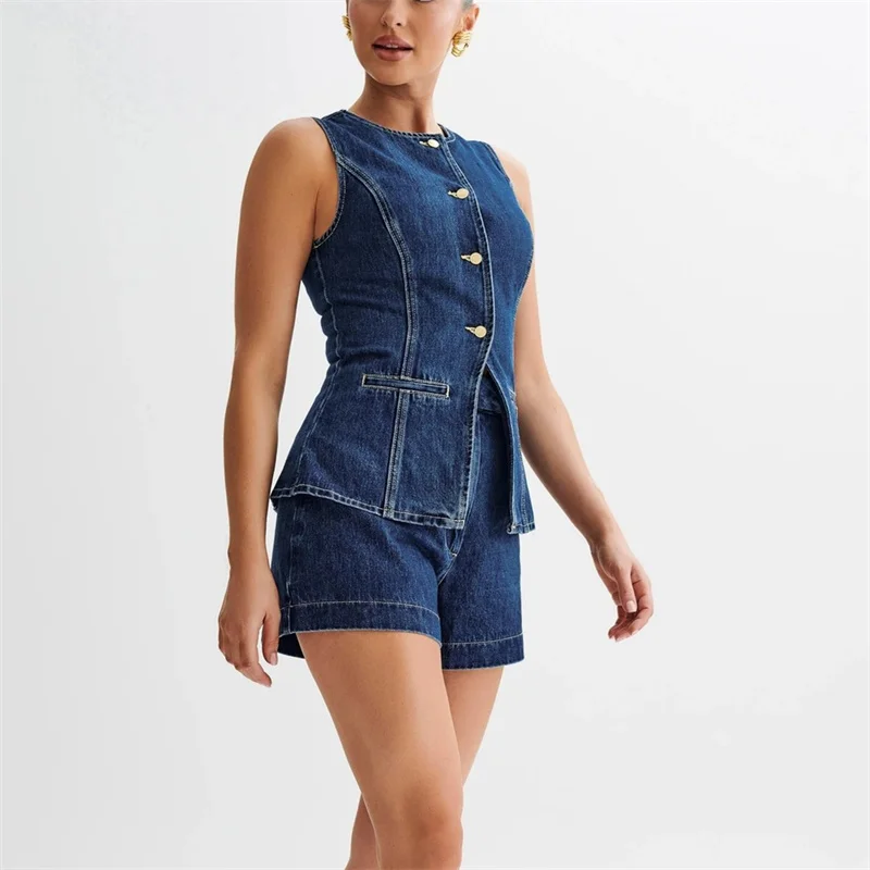 2024 Vintage Casual Denim Suit - Denim Jacket Vintage 评论和价格