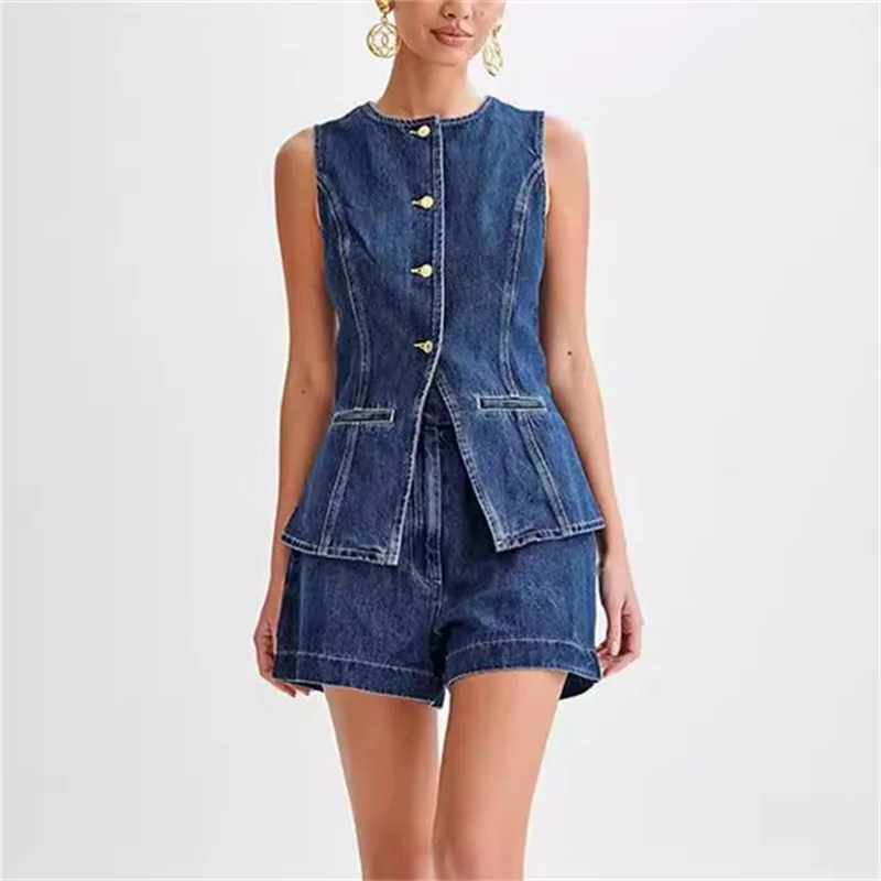 2024 Vintage Casual Denim Suit - Denim Jacket Vintage 评论和价格