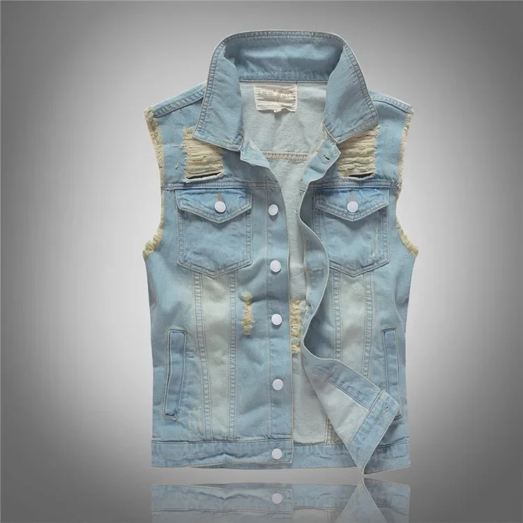 LIBIELIY Spring Autumn New Fas - Men'S Fashion Vest With Jeans 评论和价格