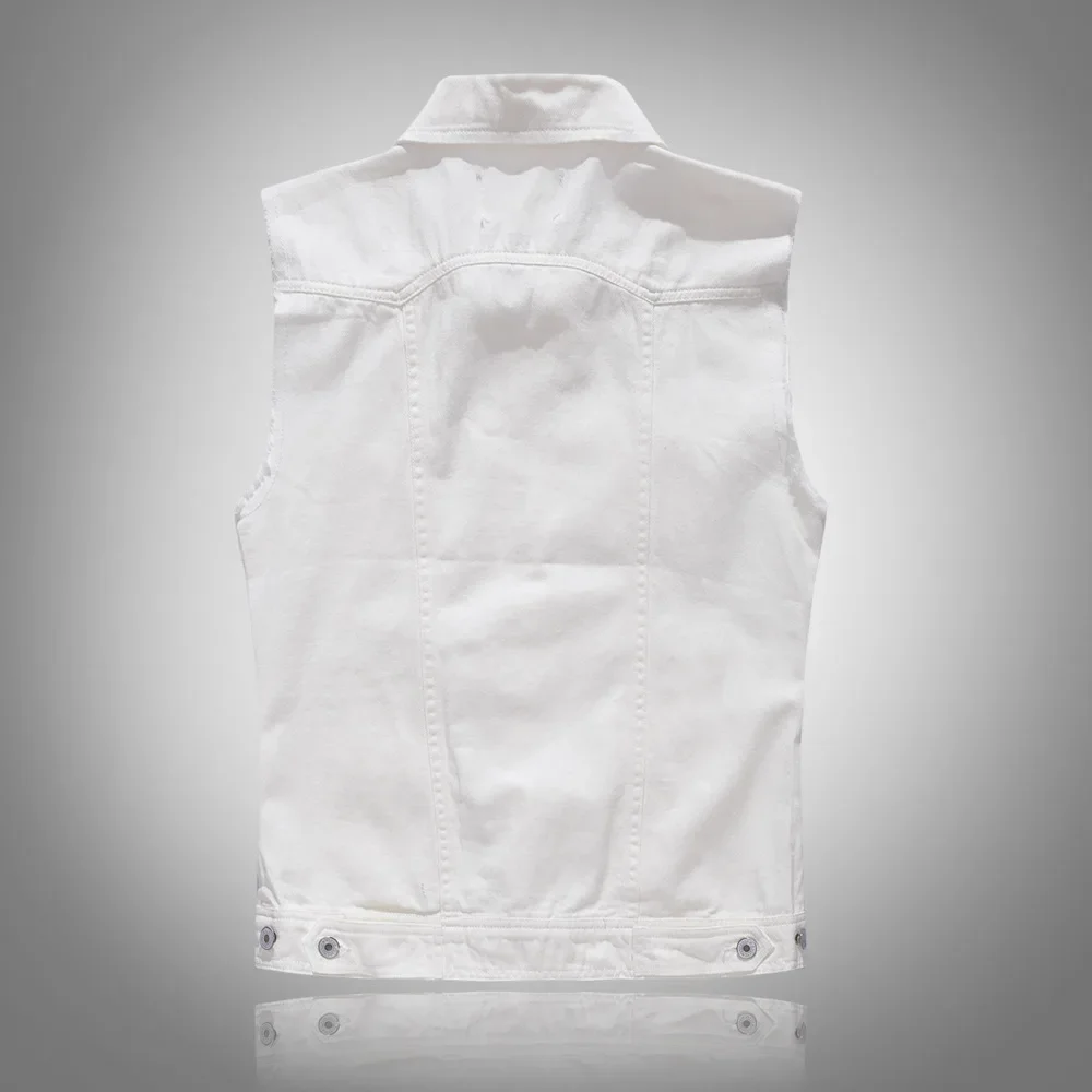 Pop Summer New Fashion Men's A - Men'S Fashion Vest With Jeans 评论和价格