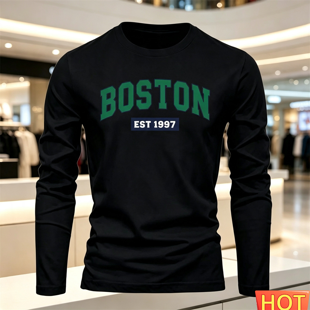 Autumn Summer Men's long sleev - Men'S Fashion Looks 评论和价格