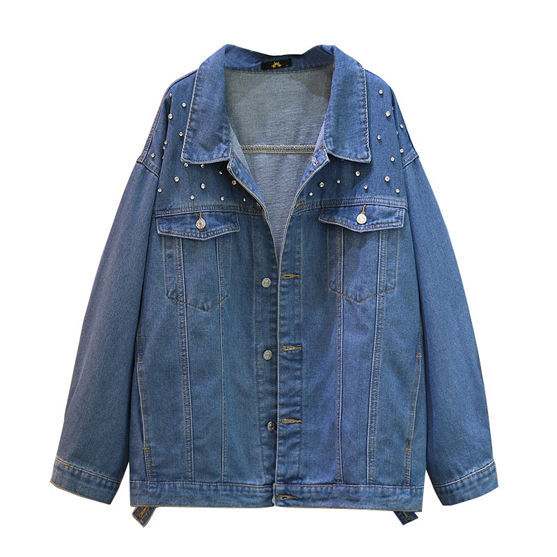 Plus Size XXL-6XL Denim Jacket - Denim Jacket Vintage 评论和价格