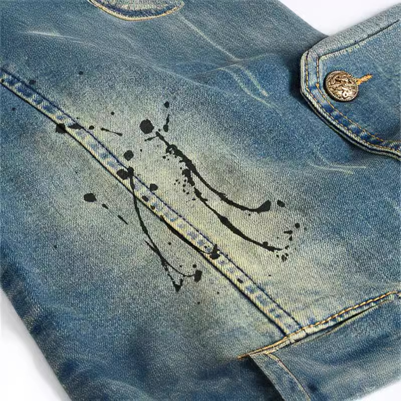 Spring Autumn New Fashion Men' - Men'S Fashion Vest With Jeans 评论和价格