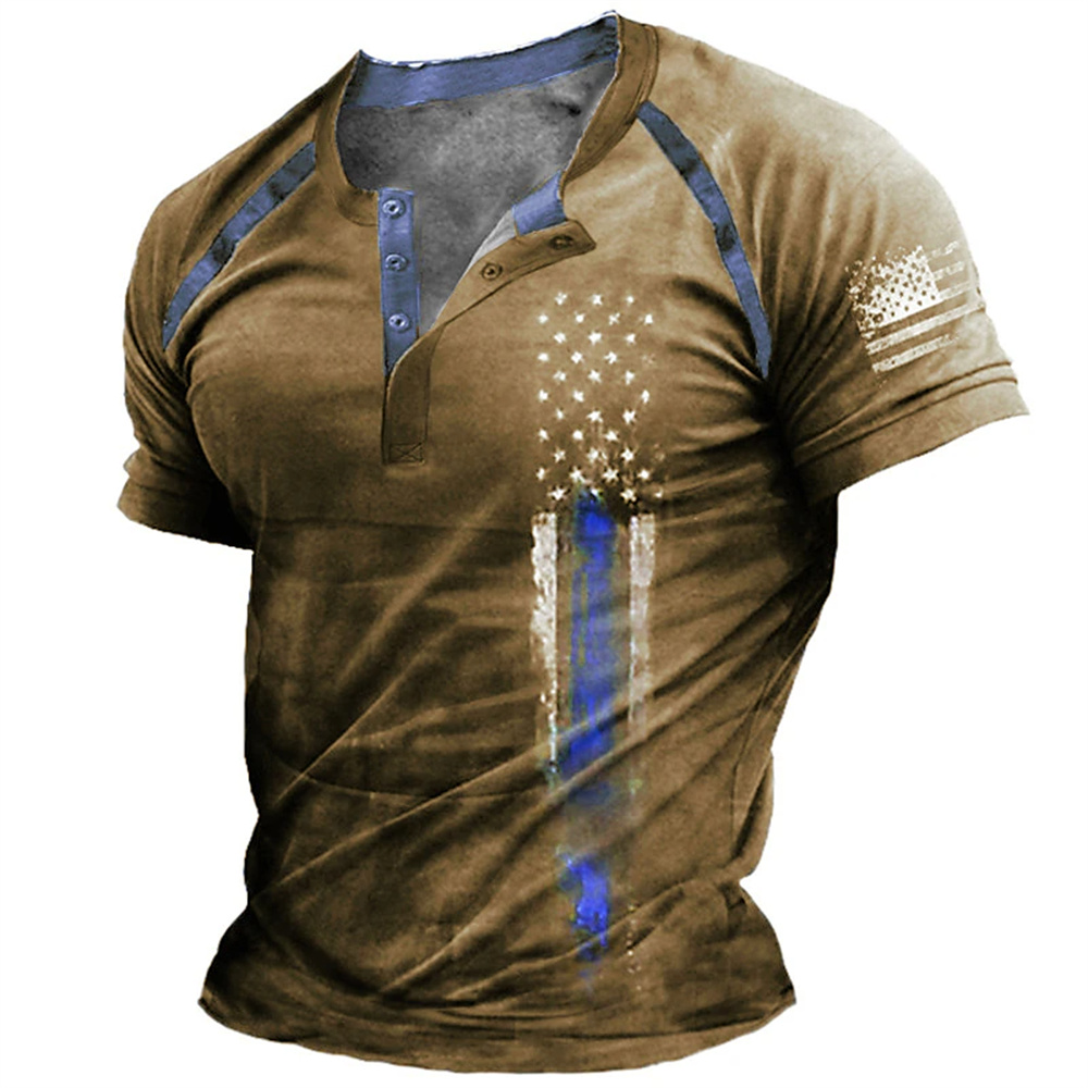 Funny 3D American Flag Print M - Men'S Fashion Looks 评论和价格