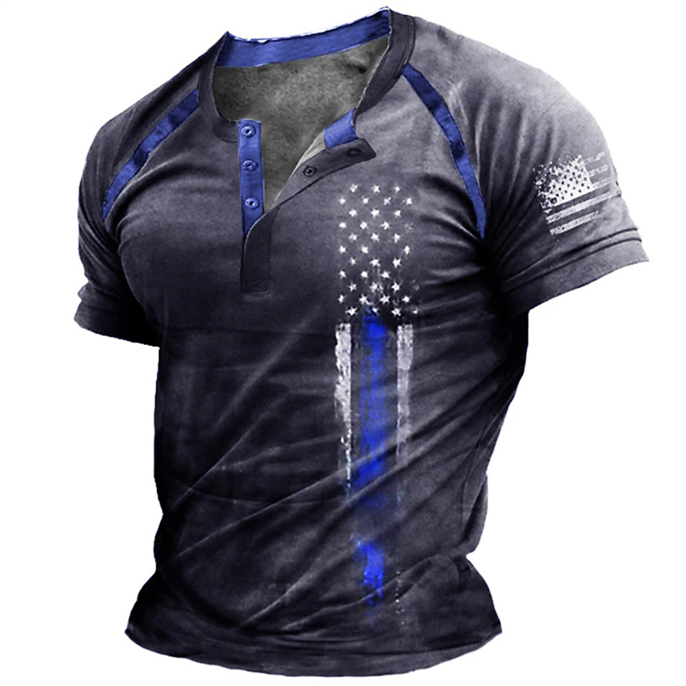 Funny 3D American Flag Print M - Men'S Fashion Looks 评论和价格