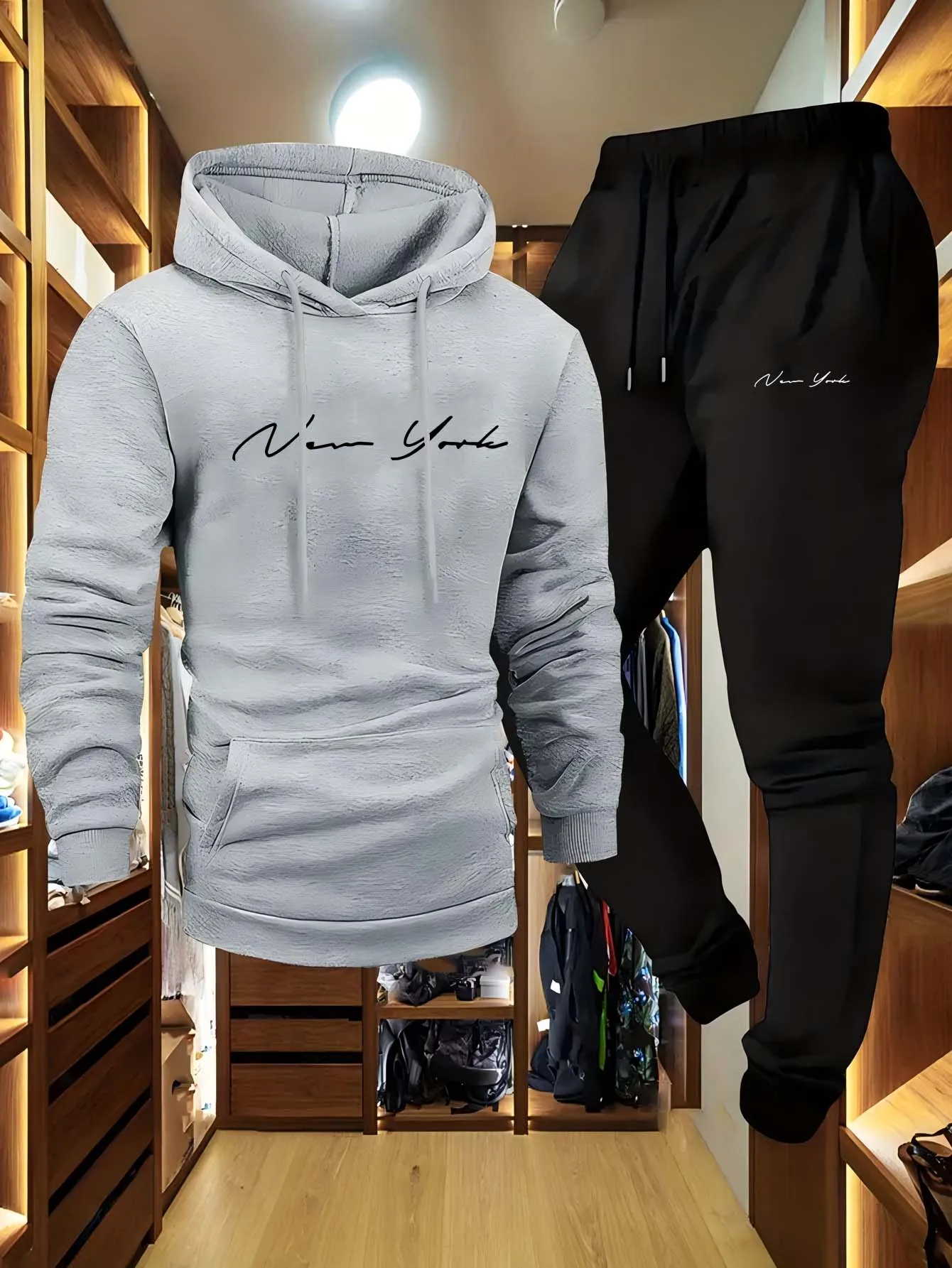 Men's Soft Hooded Sweatshirt S - Streetwear Hoodie 评论和价格