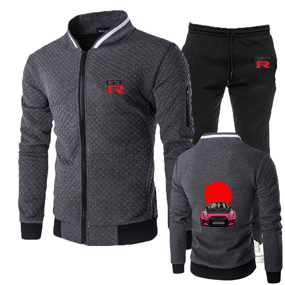 Initial D GTR R35 Print 2026 S - Men'S Fashion Zipper Jacket 评论和价格