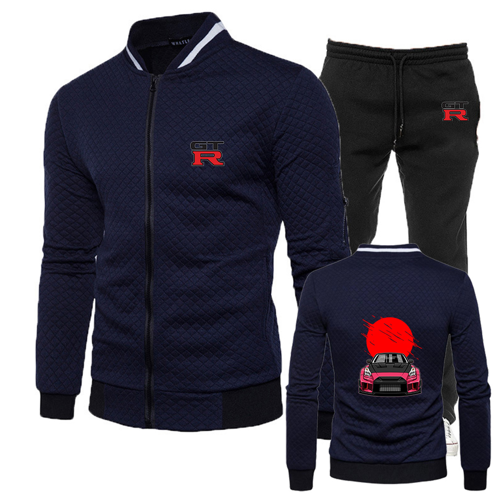 Initial D GTR R35 Print 2026 S - Men'S Fashion Zipper Jacket 评论和价格