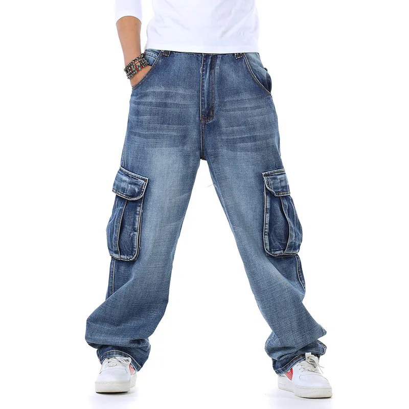 Mens Baggy Jeans Spring and Au - Men'S Fashion For Fat Guys 评论和价格