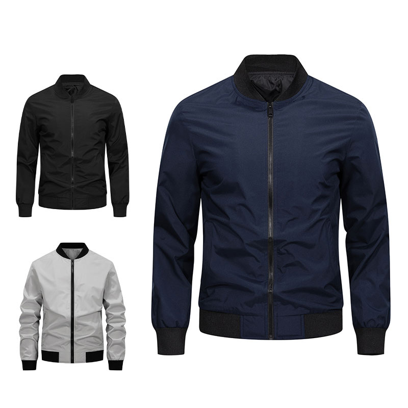 Spring Autumn Men's Casual Jac - Men'S Fashion Light Jacket 评论和价格