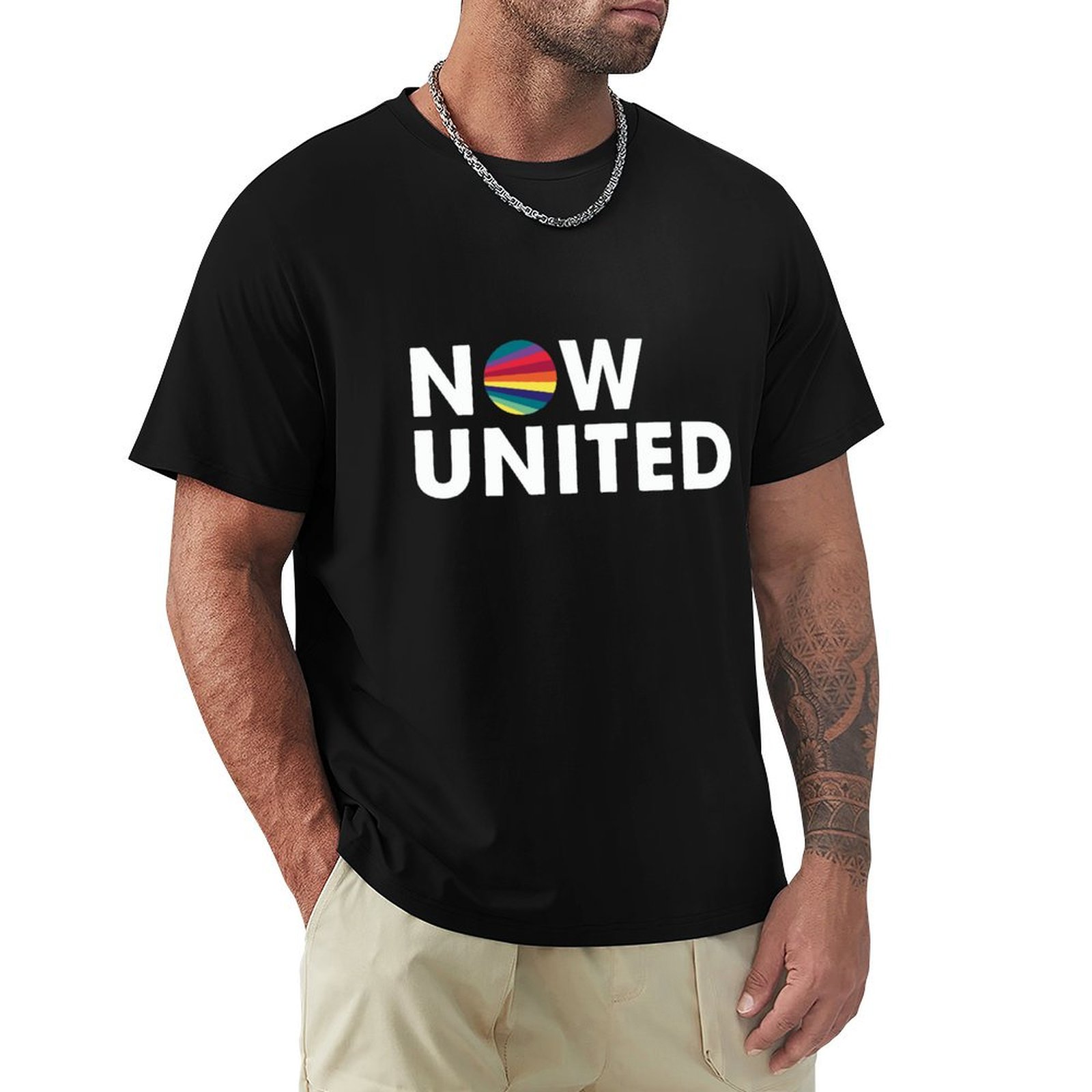 NOW UNITED T-Shirt korean fash - Men'S Fashion Now 评论和价格
