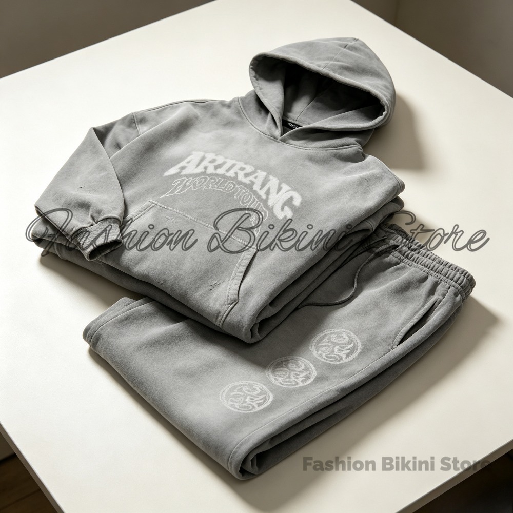 NEW Washed Grey Retro Hoodie 3 - Streetwear Hoodie 评论和价格