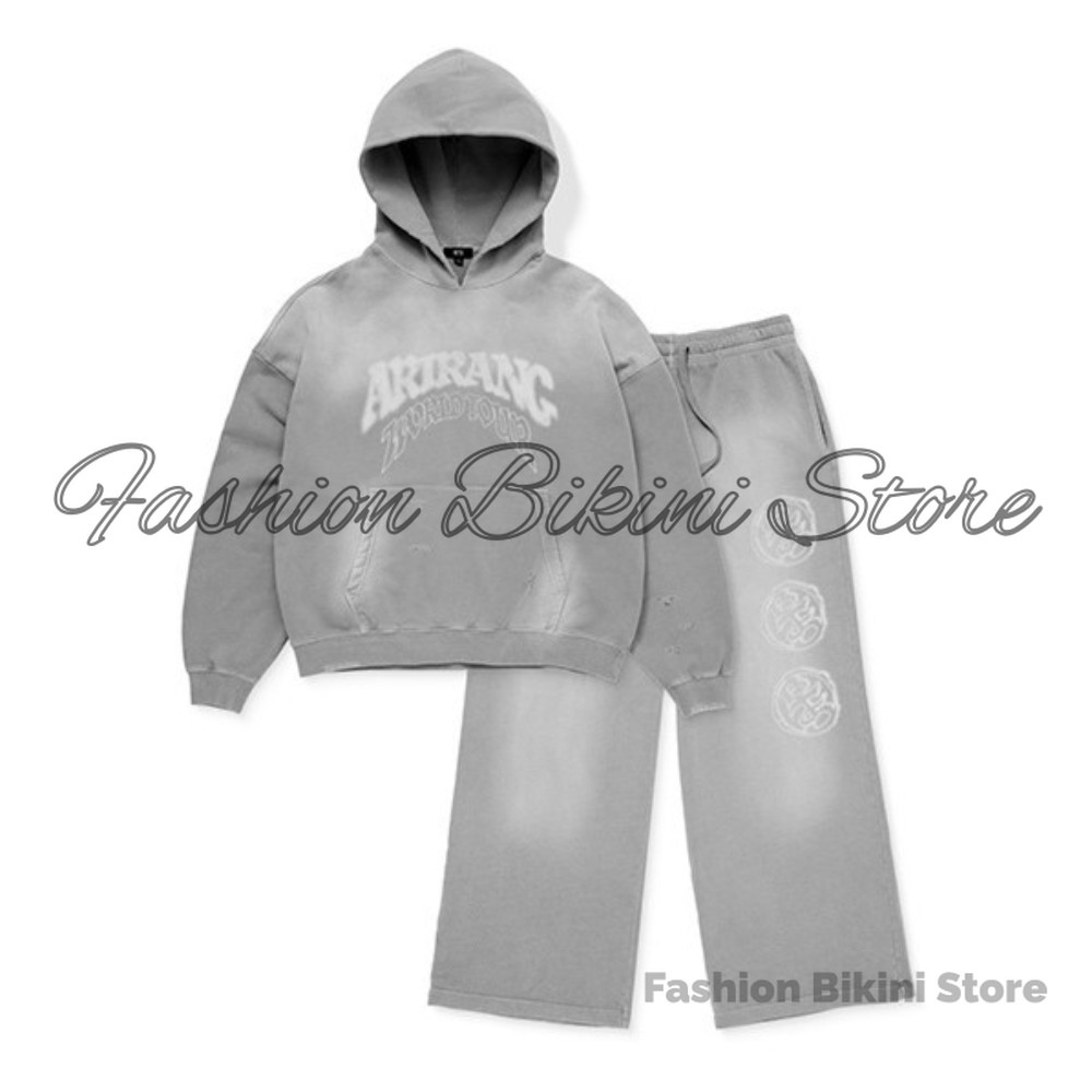 NEW Washed Grey Retro Hoodie 3 - Streetwear Hoodie 评论和价格