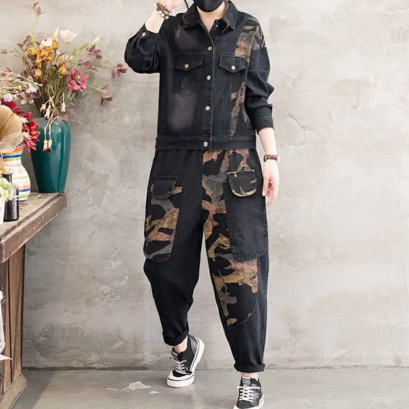 2025 Autumn Denim jacket Suits - Denim Jacket Vintage 评论和价格