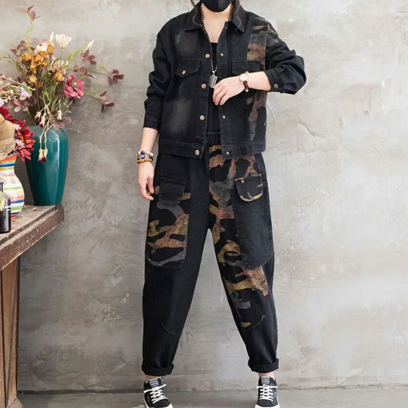 2025 Autumn Denim jacket Suits - Denim Jacket Vintage 评论和价格