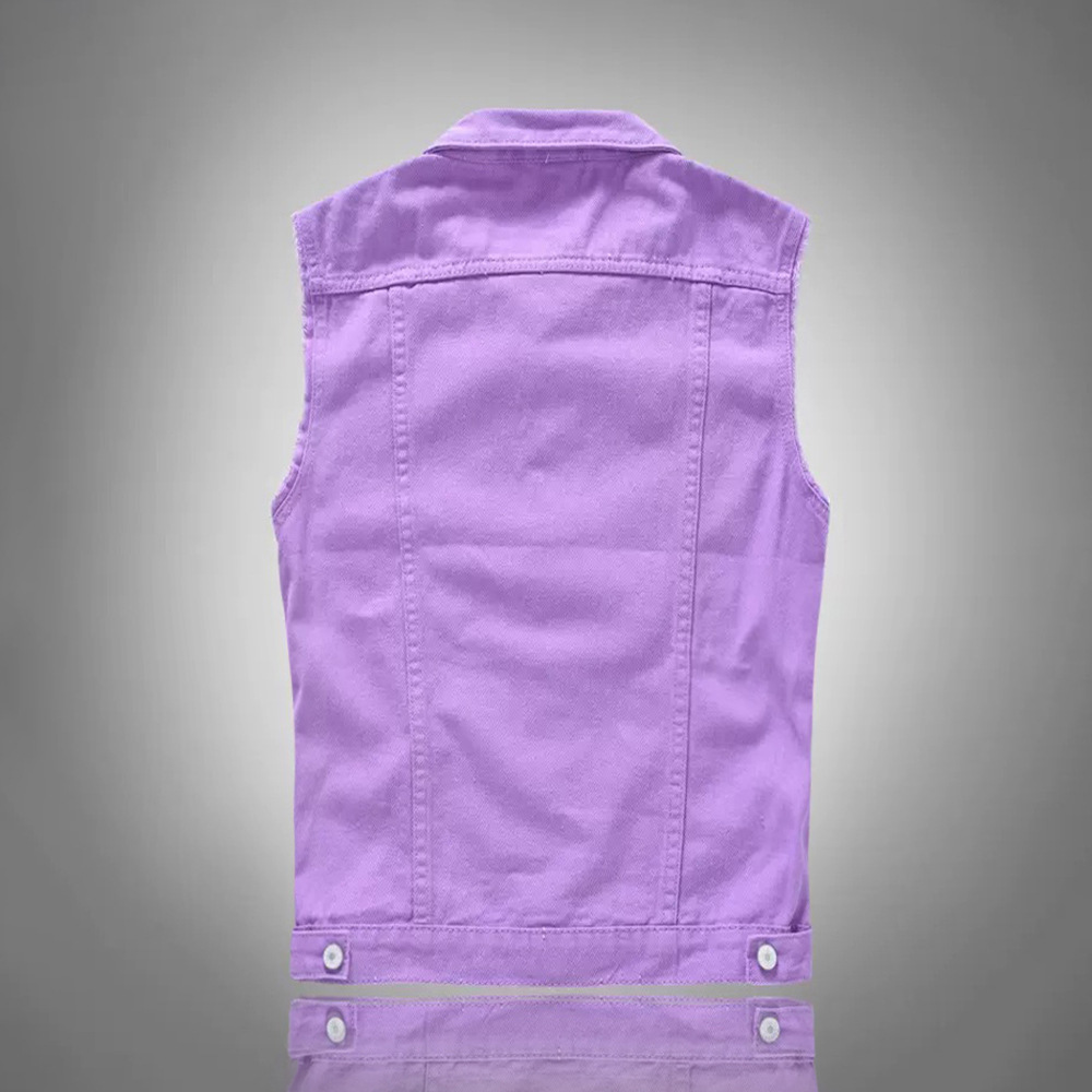 New Fashion Men Blue Casual De - Men'S Fashion Vest With Jeans 评论和价格