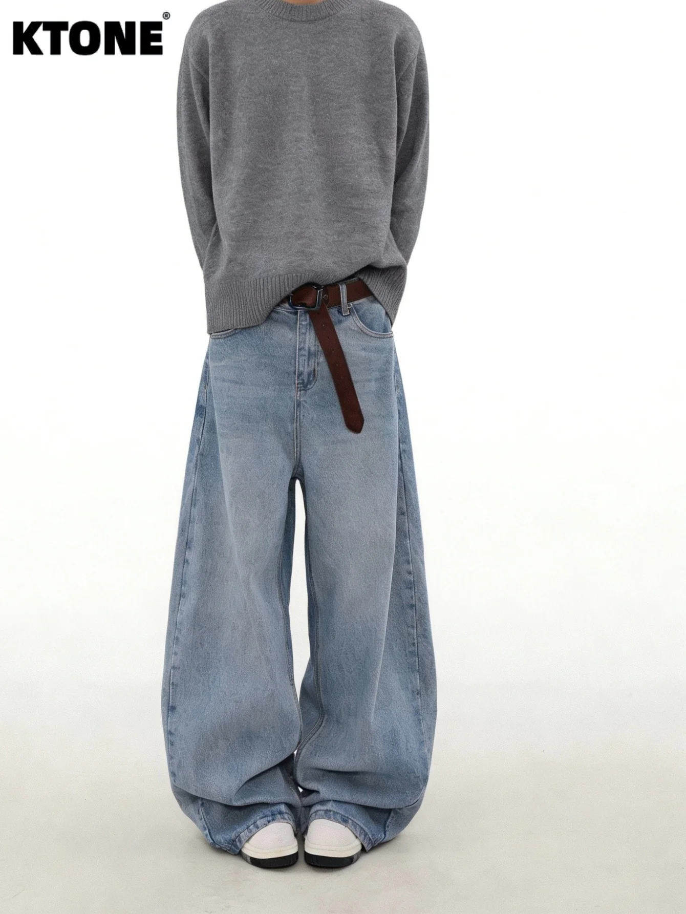 Light Retro Y2K Blue Baggy Jea - Men'S Fashion For 60 Year Old 评论和价格