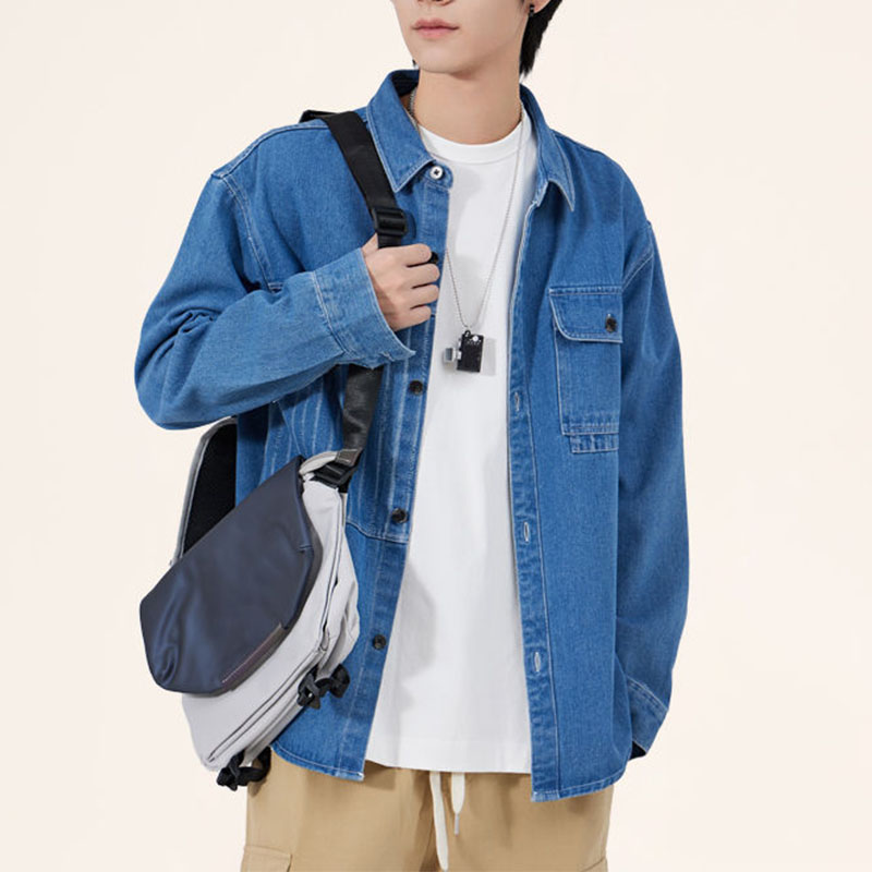 Men Korean Chic Turn-down Coll - Men'S Fashion Now 评论和价格