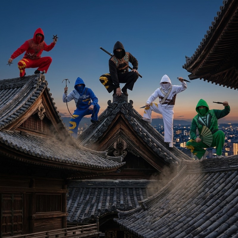 Ninja Warrior Armor Hoodie Set - Streetwear Hoodie 评论和价格