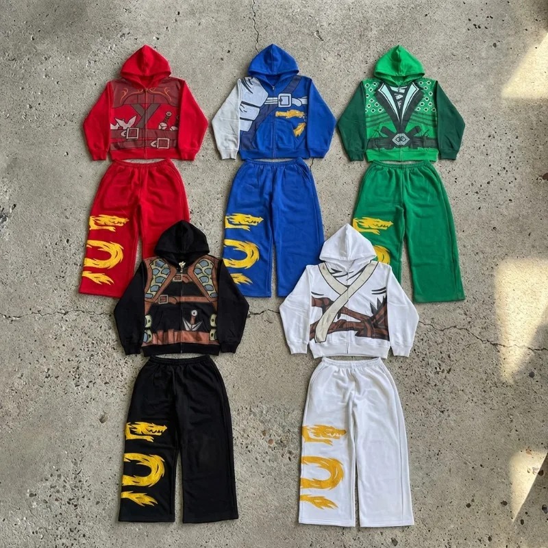 Ninja Warrior Armor Hoodie Set - Streetwear Hoodie 评论和价格