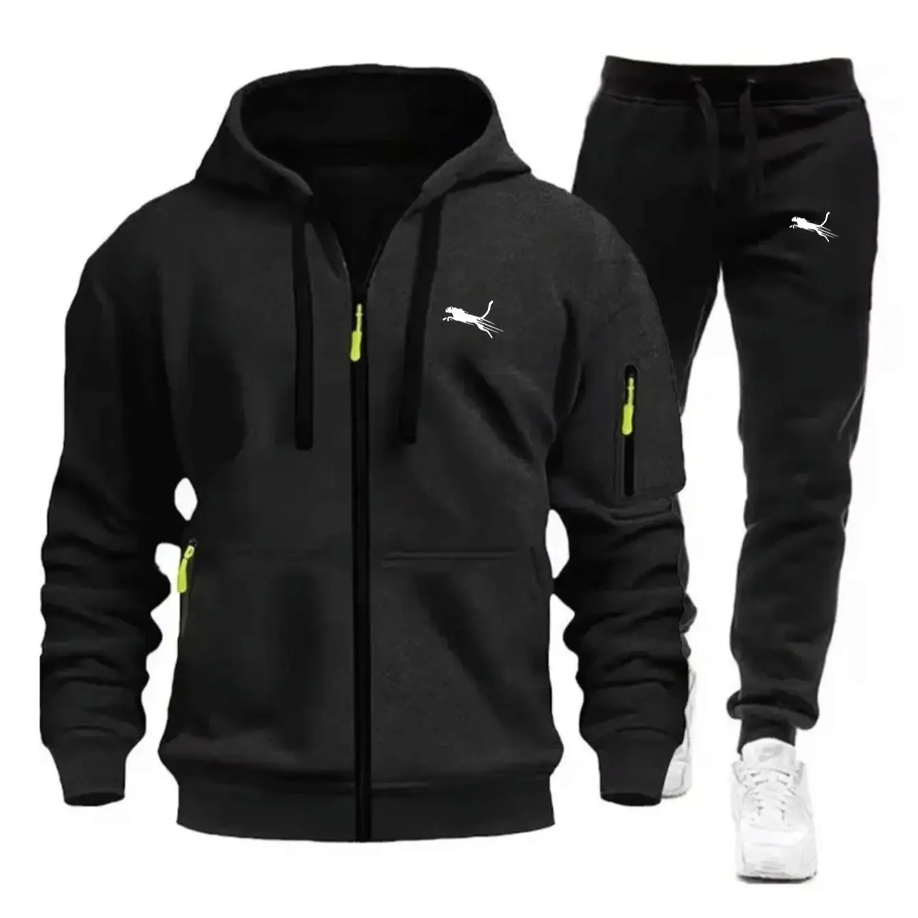 Men Casual Sweatshirt Suit Dai - Streetwear Hoodie 评论和价格