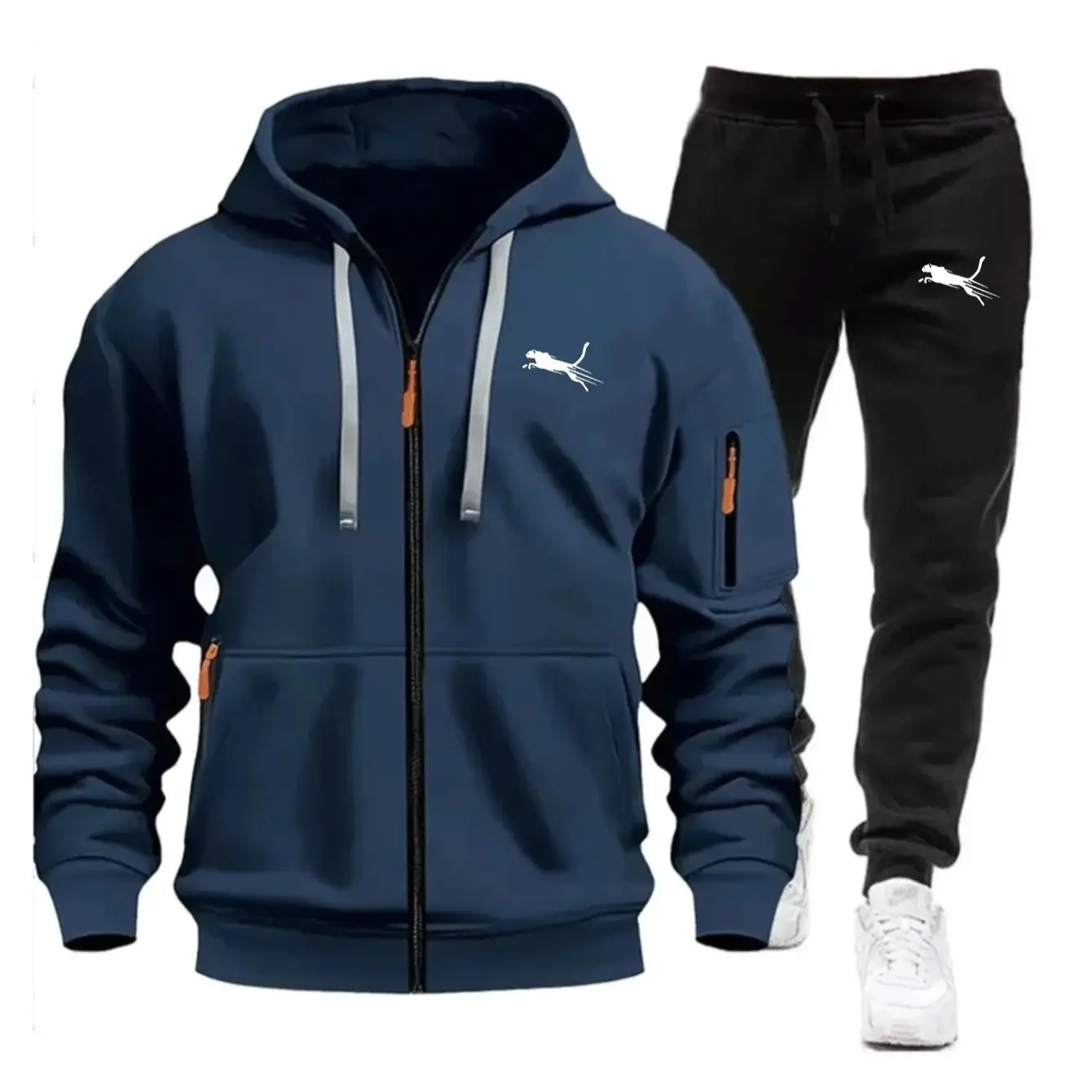 Men Casual Sweatshirt Suit Dai - Streetwear Hoodie 评论和价格