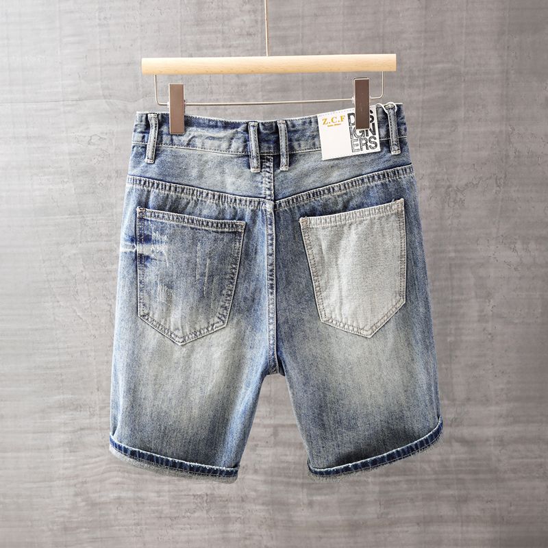 Men's Short Jeans Pants with P - Men'S Fashion Xxl 评论和价格